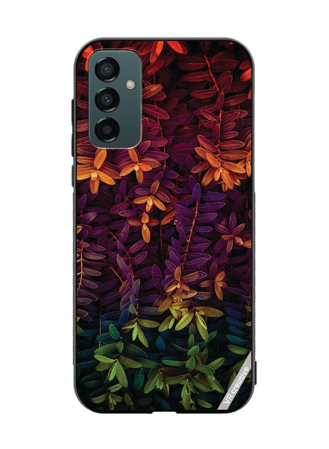 VR CREATIVE Protective Case Cover For Samsung Galaxy M23 Leaves Design Multicolour - Image 1