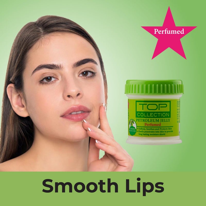 Top Collection Petroleum Jelly 9gm each Pack of 24 Softens Soothens and Protects Skin Contains Olive Oil for All Skin Types - Image 5
