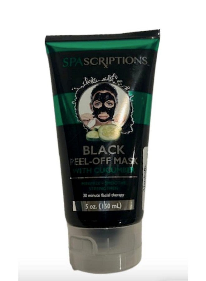 spascriptions 5 Oz 150 Ml Black Peeloff Mask With Cucumber Reaches Deep Within The Pores Soothes Skin Brightens Skin Unclogs Pores & Purifies Skin - Image 1