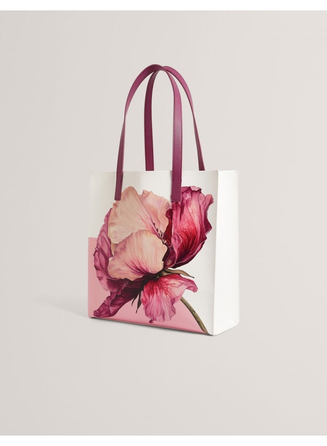 Ted Baker حقيبة أيقونية متوسطة مزخرفة بالزهور - Image 3