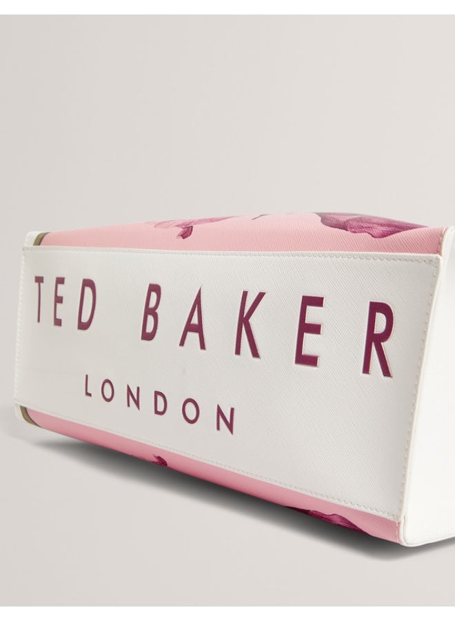 Ted Baker حقيبة أيقونية متوسطة مزخرفة بالزهور - Image 2