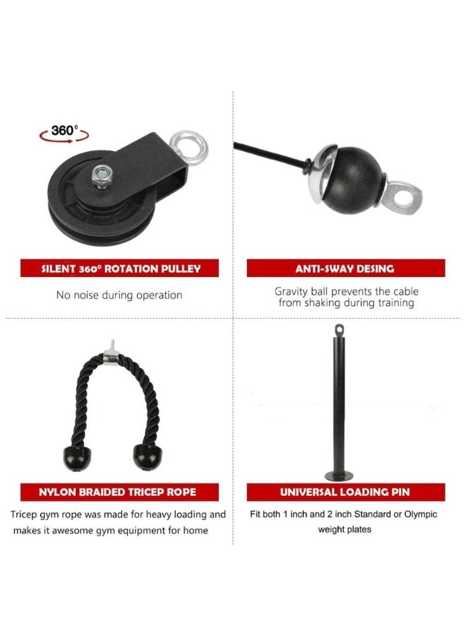 كانجرو جهاز البكرة متعدد الاستخدامات لتمارين القوة المنزلية - Image 3