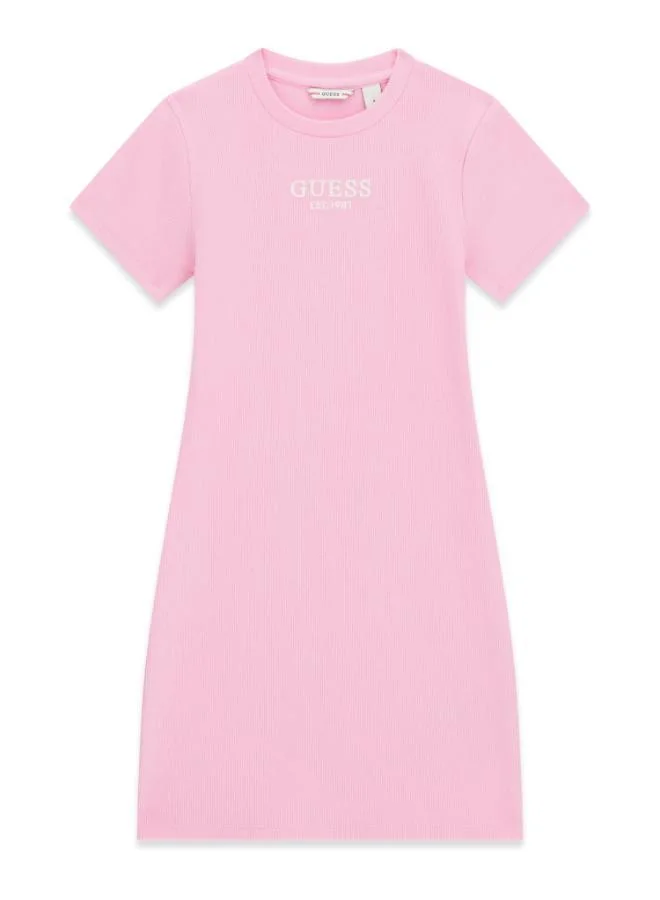 Guess Kids Rib Short Sleevedress