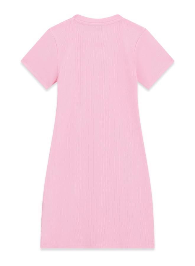 GUESS Kids Rib Short Sleevedress - Image 2