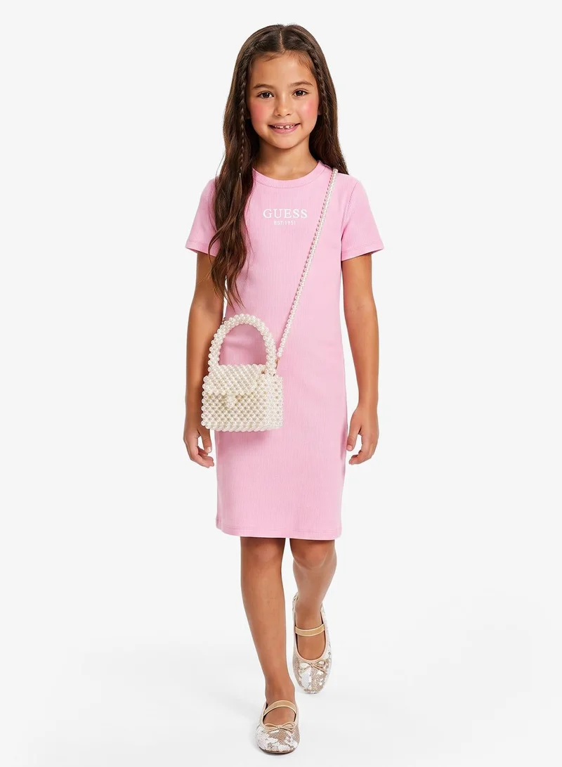 Guess Kids Rib Short Sleevedress