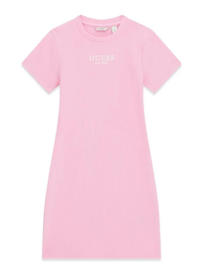 Guess Kids Rib Short Sleevedress