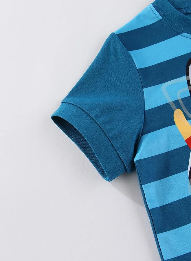 babyqlo Snorkel Raccoon Ocean Dive Fun Pajama Set