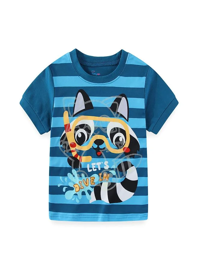 babyqlo Snorkel Raccoon Ocean Dive Fun Pajama Set