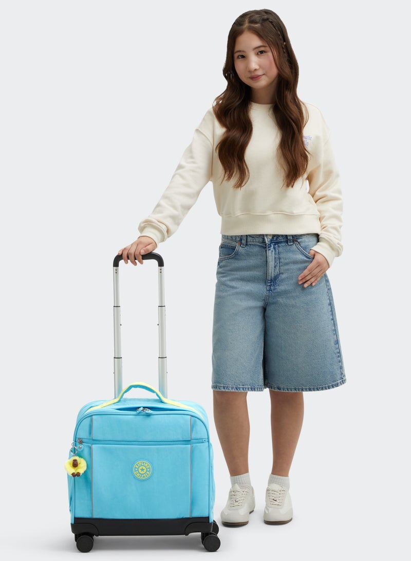 kipling Storia + Miyo + Cute (Buy Trolley + Lunch Bag & Get Free Pencil Case) (Set of 3pcs Bundle) Splash Blue - Image 5