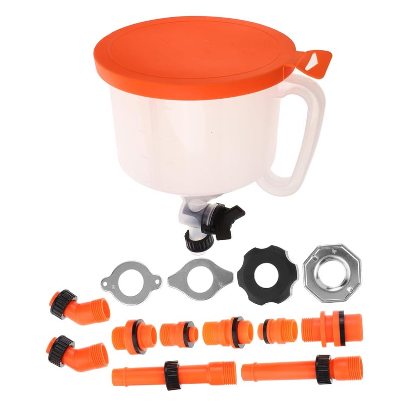 Gatuida Coolant Filling Funnel Kit Spill Set for Efficient Radiator Flush and Refill Design Compatible with Various Automotive Coolants - Image 1