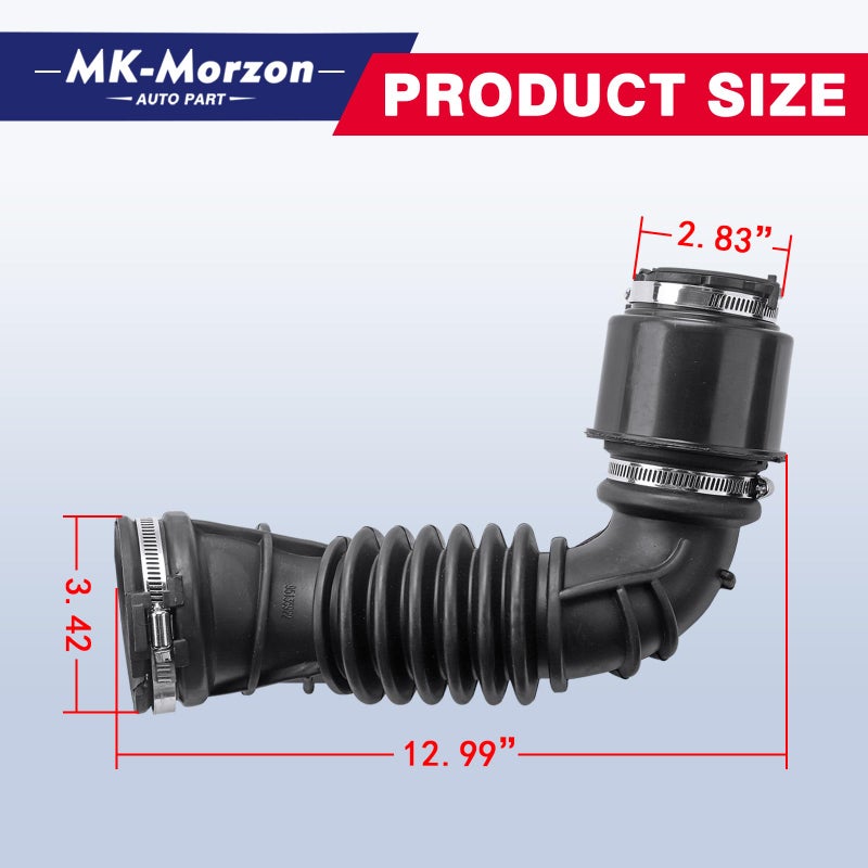 MK-Morzon Air Intake Hose Compatible with 2013-2021 Buick Encore 2015-2021 Chevy Trax Replaces# 95135922 Air Filter Hose - Image 4