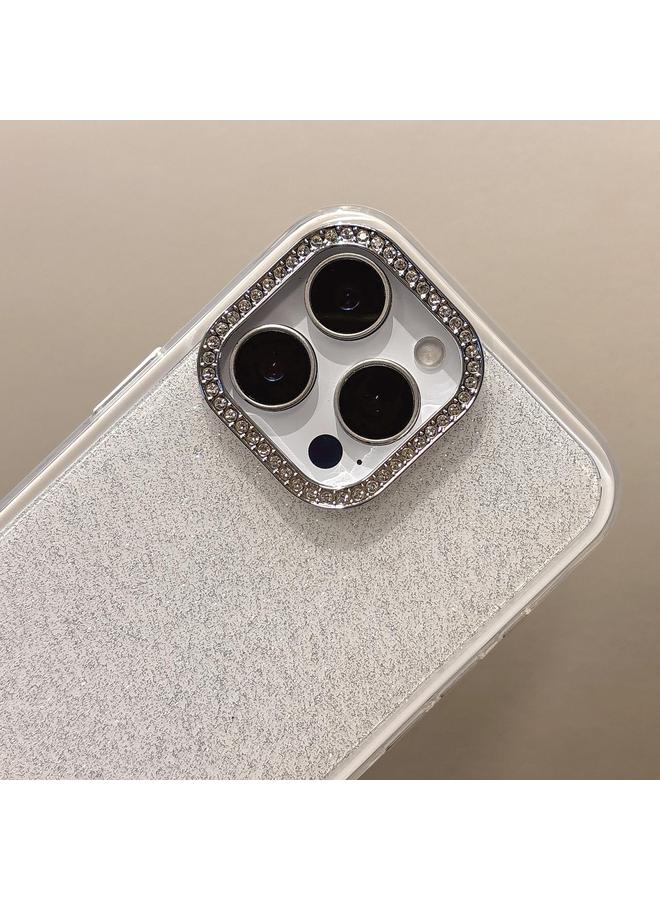 S-TOP Case For iPhone 16 Pro Rhinestone-Embedded Camera Frame Glitter Full Coverage Phone Case - Image 4