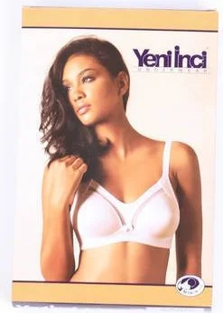 يني انجي New Pearl Women's Non-Wireless Filled Gathering Bra