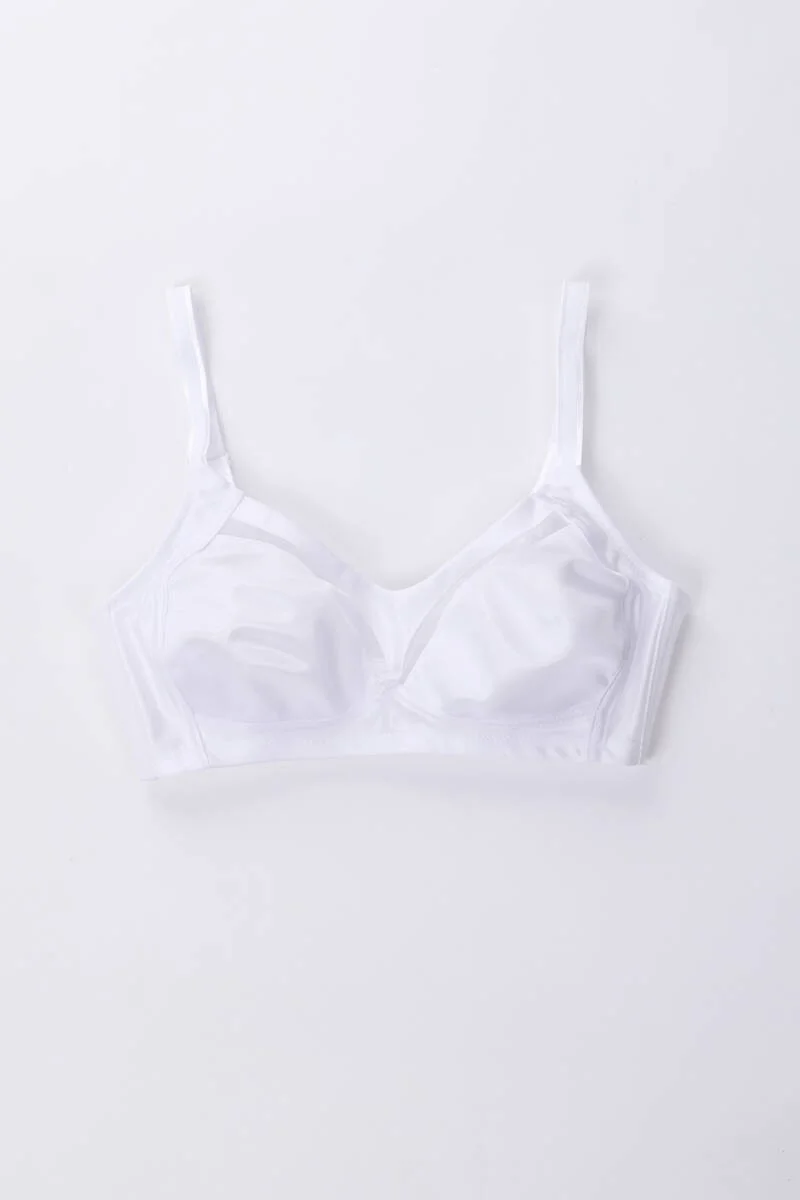 يني انجي New Pearl Women's Non-Wireless Filled Gathering Bra