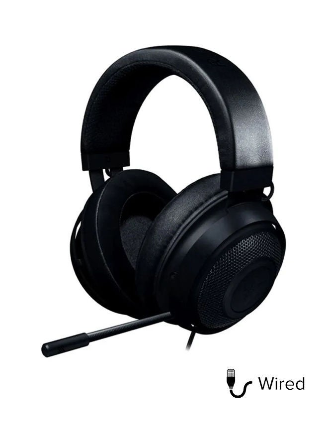 RAZER Kraken Gaming Headset: Lightweight Aluminum Frame - Retractable Noise Isolating Microphone - For PC, PS4, PS5, Switch, Xbox One, Xbox Series X & S, Mobile - 3.5 mm Headphone Jack - Classic Black - Image 2