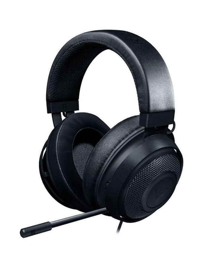 RAZER Kraken Gaming Headset: Lightweight Aluminum Frame - Retractable Noise Isolating Microphone - For PC, PS4, PS5, Switch, Xbox One, Xbox Series X & S, Mobile - 3.5 mm Headphone Jack - Classic Black - Image 1