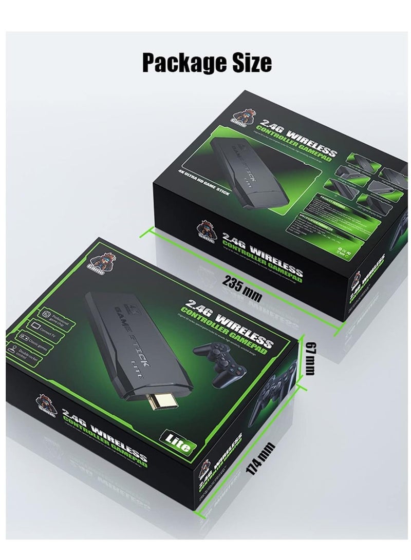 Y3 Lite Game Stick Console with Dual 2.4G Wireless Controllers Connect TV High-definition Output with 32G Card 3000 Games - Image 3