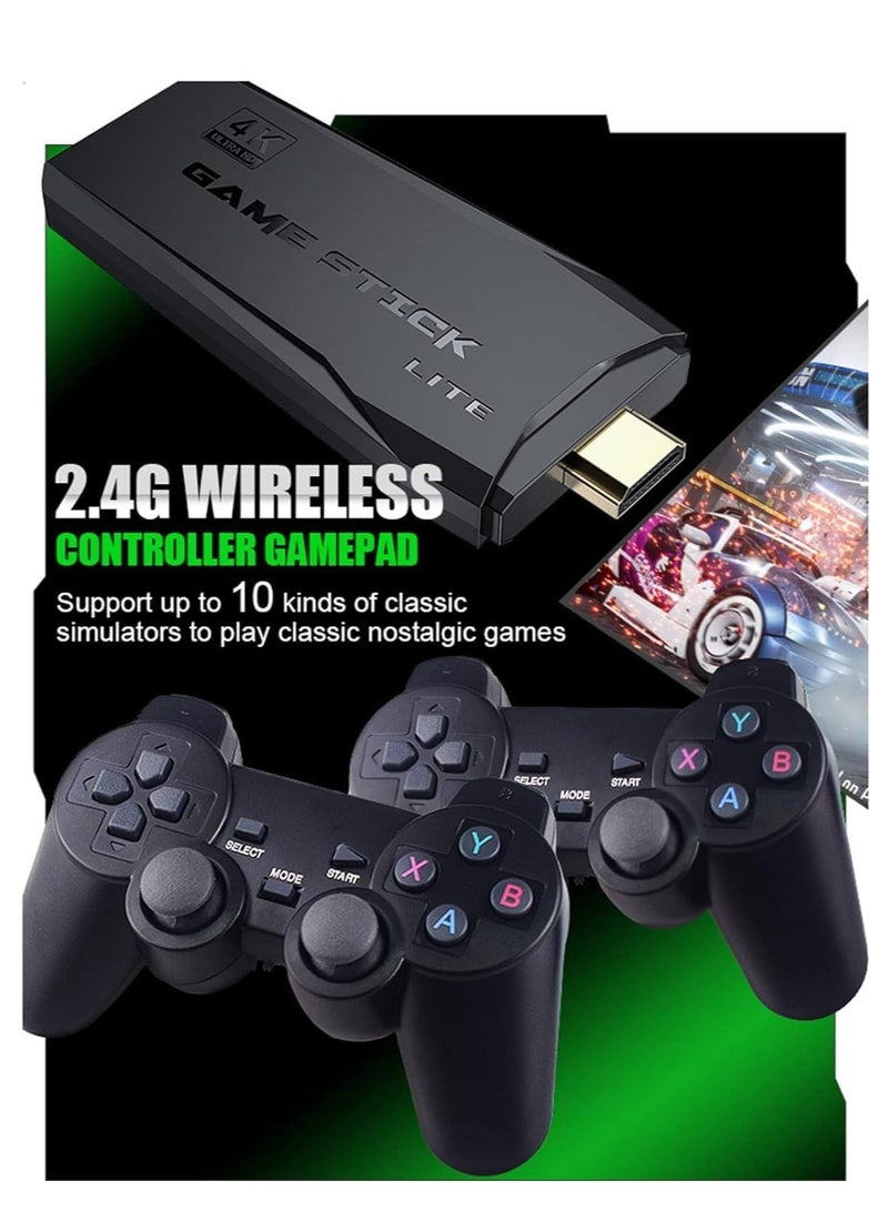 Y3 Lite Game Stick Console with Dual 2.4G Wireless Controllers Connect TV High-definition Output with 32G Card 3000 Games - Image 2