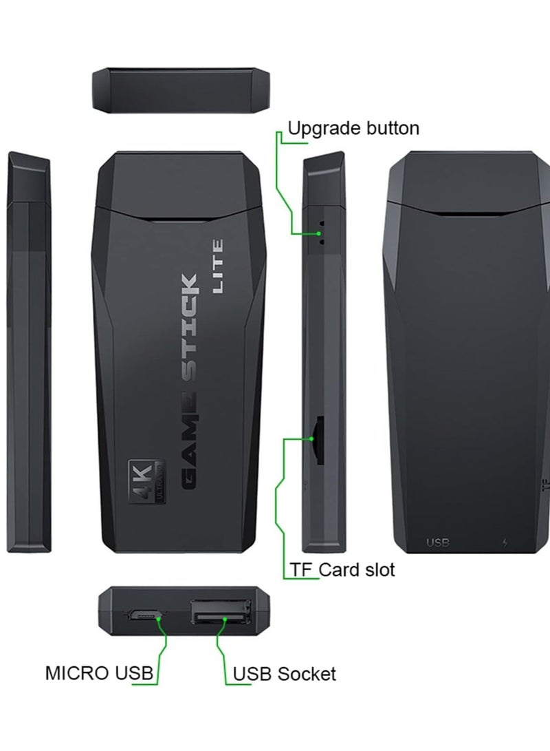 Y3 Lite Game Stick Console with Dual 2.4G Wireless Controllers Connect TV High-definition Output with 32G Card 3000 Games - Image 4