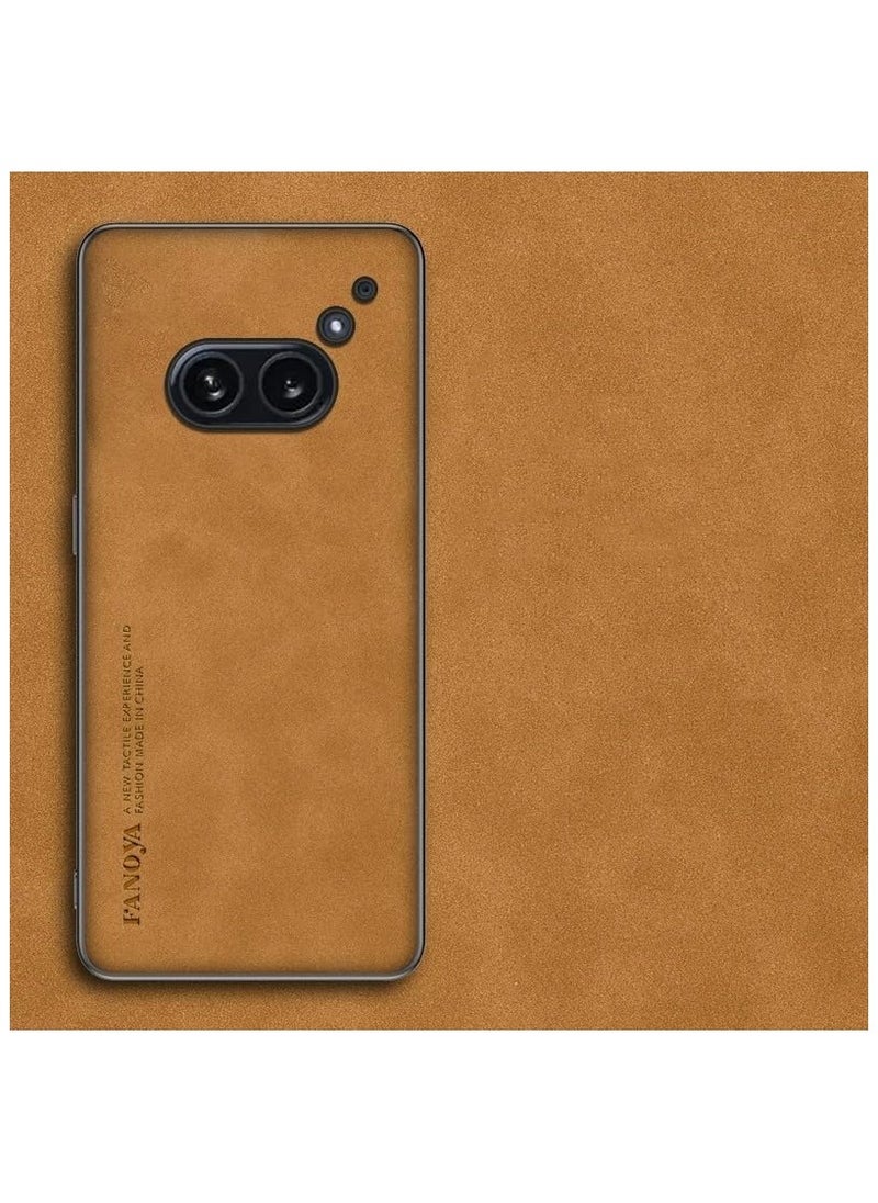 General Compatible with Nothing Phone 2a 2024 Case Premium PU Leather Texture Phone Cases for Nothing Phone 2a Silicone Protective Shell Cover  - Image 1