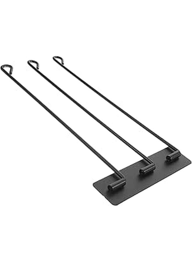 3 Bar Stainless Steel Rotary Towel Rack Wall Mount Bathroom Kitchen Holder Organizer - Image 1