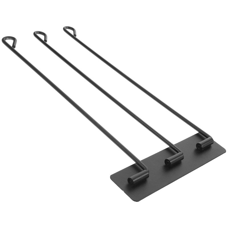 3 Bar Stainless Steel Rotary Towel Rack Wall Mount Bathroom Kitchen Holder Organizer - Image 2