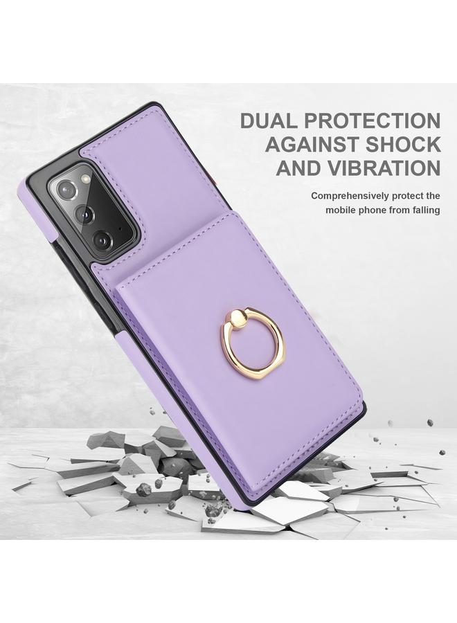 اس-توب جراب لهاتف Samsung Galaxy Note20 Ultra مزود بحلقة بطاقة RFID مضادة للسرقة - Image 2