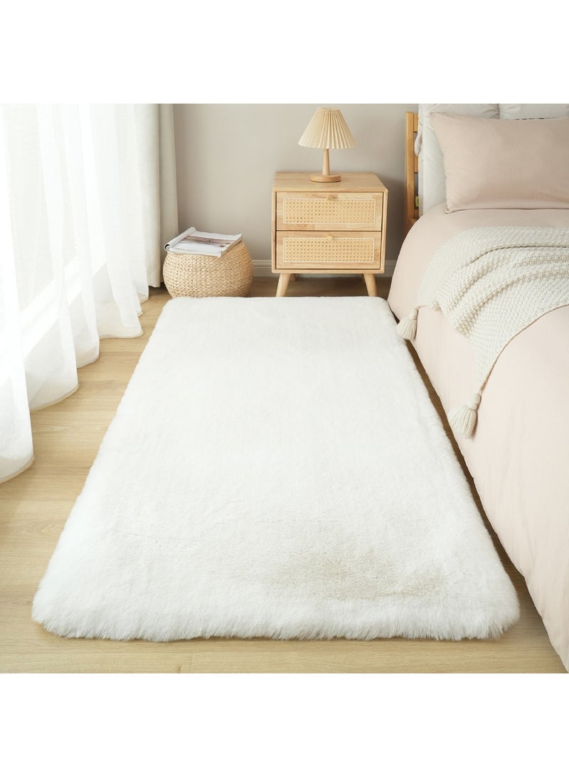 Home Box Luxy Bliss Faux Rabbit Fur Rug 150 x 80 cm - Image 1