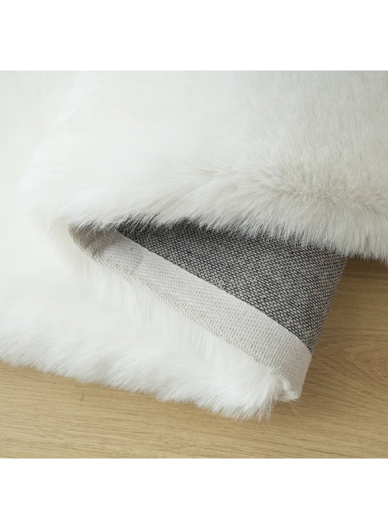 Home Box Luxy Bliss Faux Rabbit Fur Rug 150 x 80 cm - Image 2