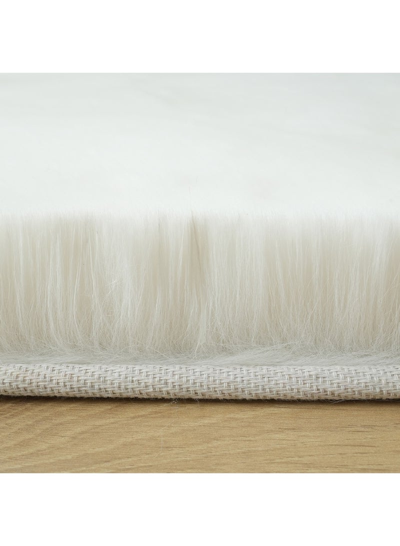 Home Box Luxy Bliss Faux Rabbit Fur Rug 150 x 80 cm - Image 4