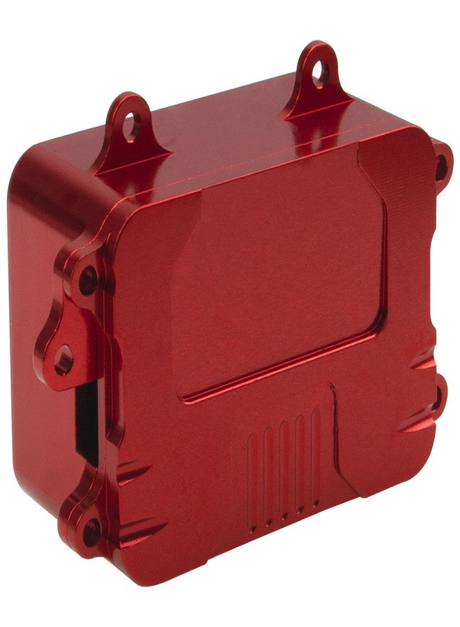 Vgoohobby RC Receiver Box CNC Aluminum Alloy Radio Box Compatible with Traxxas TRX-4 SCX10 90027 SCX10 II 90046 D90 1/10 RC Crawler (Red) - Image 4