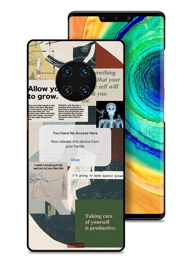 Tolwak Huawei Mate 30 Pro 4G Protective Case Cover Allow Yourself To Grow  - Image 1