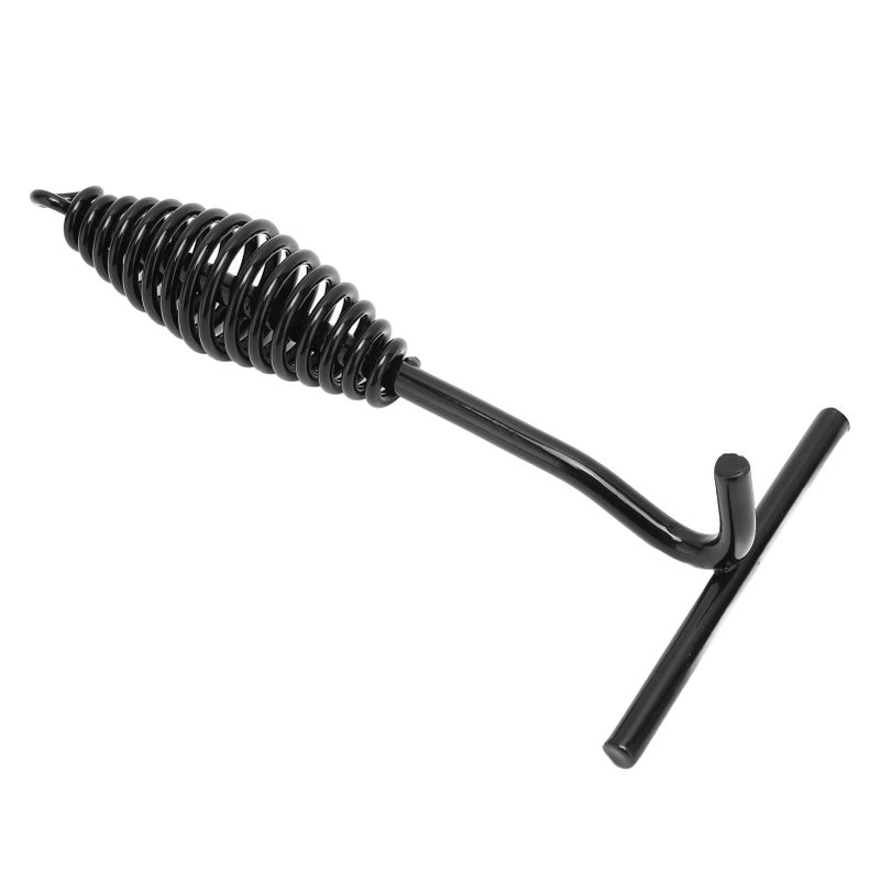 19.5cm Dutch Oven Lid Lifter Cast Iron Dutch Oven Lid Lifter with Spiral Handle for Outdoor Camping Hiking - Image 4