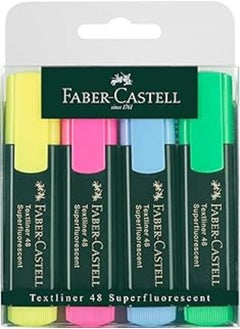 FABER-CASTELL Faber Castell Highlighter 4 Per Pack Assorted Colors 