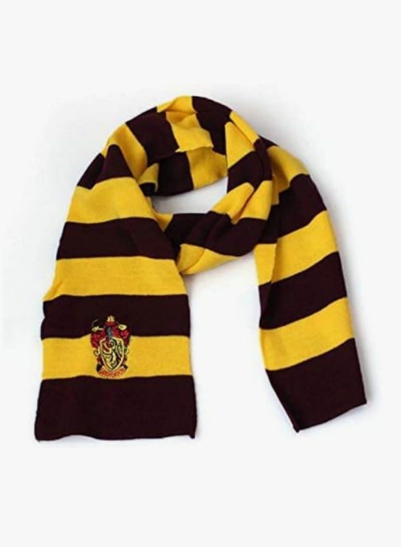 1PCS Gryffindor Collegiate Style Reversible Knit Scarf - Soft Cosplay Scarf for Halloween, Costume, and Children's Gift-17cm*165cm - Image 5