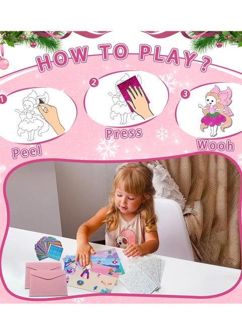 وحيد القرن والأميرات مجموعة الفن للأطفال، DIY مجموعات الحرف اليدوية والإمدادات للأولاد والبنات عمر 3+، الفنون والحرف الحرفية الأنشطة، هدايا عيد الميلاد لمحبي وحيد القرن والأميرات