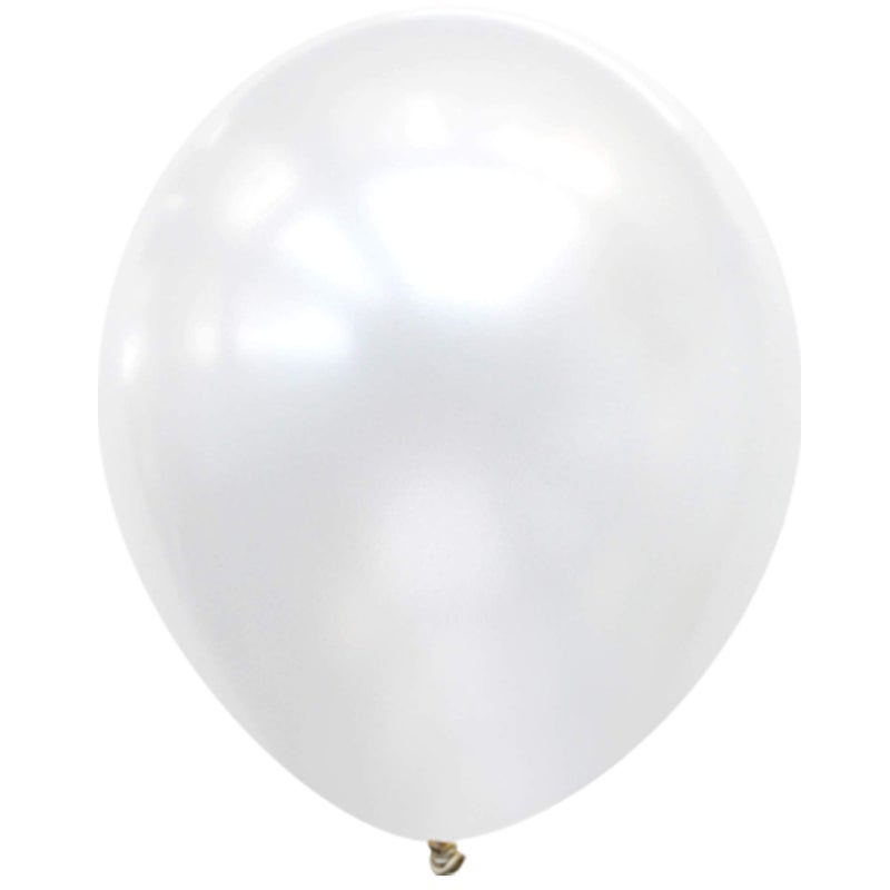 Neo LOONS® 100 pcs 5" Pearl White Premium Latex Balloons - Great for Kids, Adult Birthdays, Weddings, Receptions, Baby Showers, Water Fights, or Any Celebration - Image 1