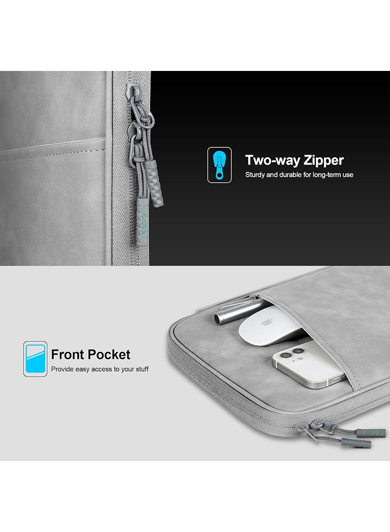 ثيودور جراب حماية للأجهزة اللوحية مقاس 9.7-11 بوصة لأجهزة iPad (A16) الجيل الحادي عشر 11 بوصة 2025/iPad الجيل العاشر 10.9 بوصة 2022 وAir 11 بوصة M3/M2 2025/2024/10.9 بوصة | iPad Pro 11 بوصة | iPad 10.2 بوصة | iPad Air 5 4 10.9 بوصة | iPad Pro 10.5 بوصة | iPad Air 3 2 | iPad 9.7 بوصة | Galaxy Tab A9+ /A11 Plus 11 بوصة/S9 11 بوصة/S9FE 10.9 بوصة. حقيبة حماية للأجهزة مقاس 10 و11 بوصة - رمادي - Image 3