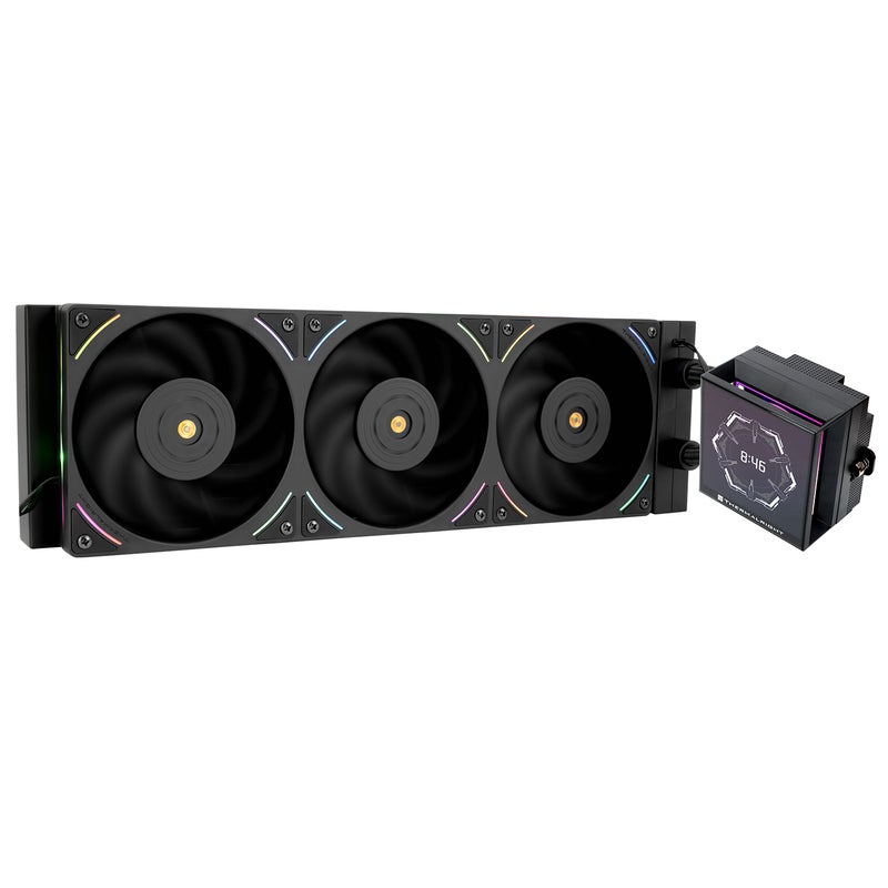 Thermalright Hyper Vision 360 UB ARGB LCD Black All In One CPU Cooler - 360mm - Image 1