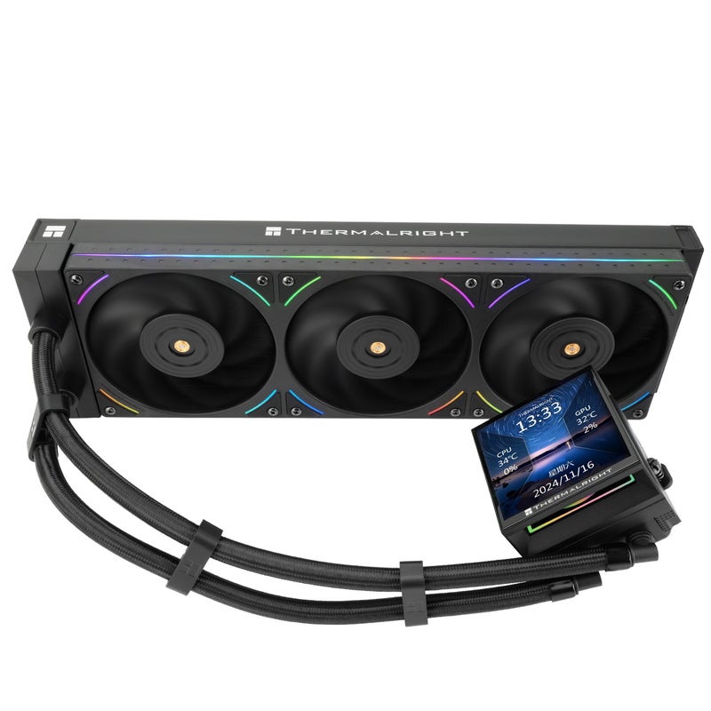 Thermalright Hyper Vision 360 UB ARGB LCD Black All In One CPU Cooler - 360mm - Image 4