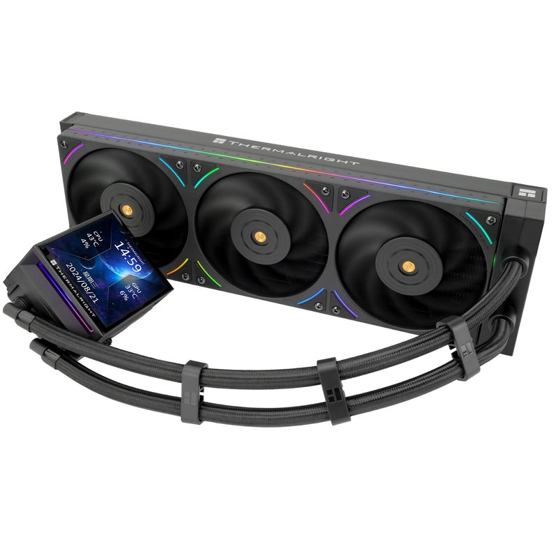 Thermalright Hyper Vision 360 UB ARGB LCD Black All In One CPU Cooler - 360mm - Image 2