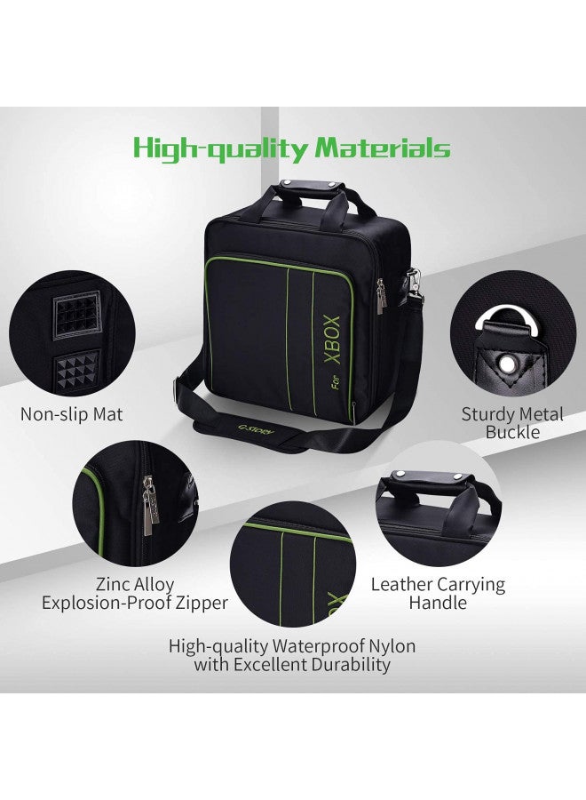 G-STORY Carrying Case for Xbox Series X S, Xbox Series X Carrying Case Travel, Travel Bag for Xbox Console, Controllers and Gaming Accessories, Included Silicone Cover Skin Protector - Image 4