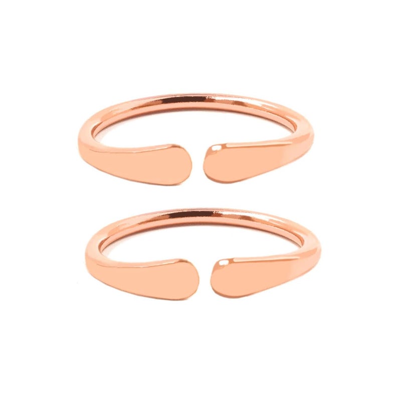 SHINDE EXPORTS copper toe thumb ring for men and women pure original - Image 1