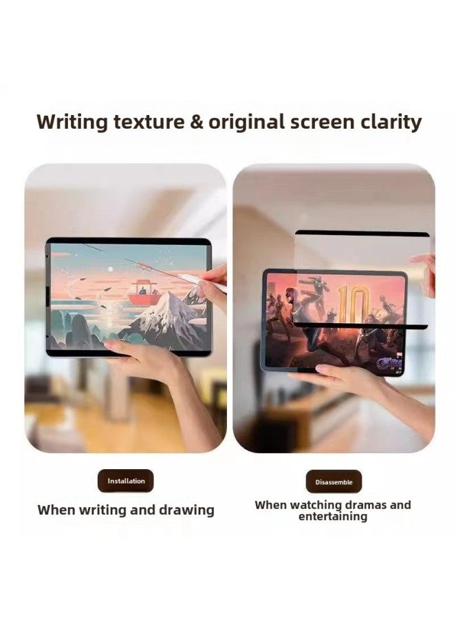 Suitable For Apple IPadAir Flat Frosted Paper Film 2024iPadPro Special Flat Film For Writing And Painting-Color:Adhesive Type Paper Film ]-Dimensions:iPad Pro11-inch ]  - Image 4