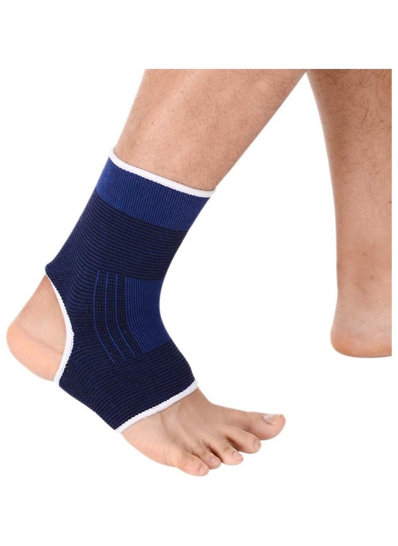 Generic Protective Gear Set Knee, Wrist, Elbow, Ankle and Palm pads 10Pcs, Blue  - Image 5