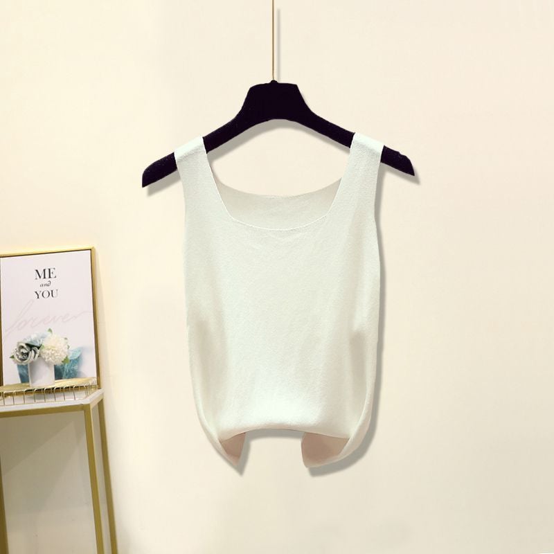 Plus Size Womens Clothing 100kg Fat Sister Spring Suit Womens Striped Shirt Small Suspender Wide Leg Jeans Three-piece Suit White sling
