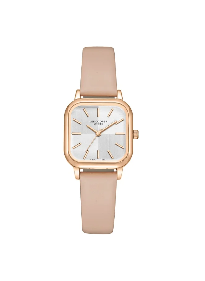 Lee Cooper Women's Leather Analog Watch LC08152.438 - 26X33 mm