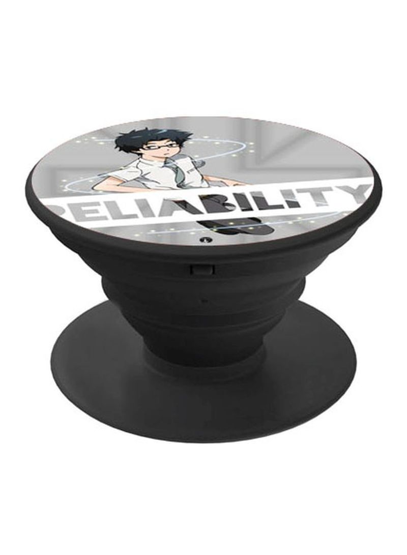 RKN Printed Pop Socket Grey/White/Black - Image 1