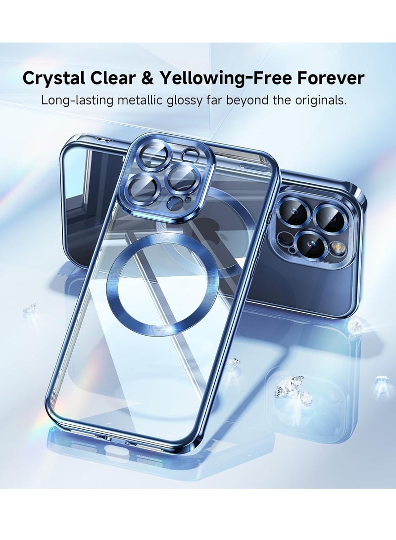 إلترازون ELTRAZONE iPhone 15 Pro Max Case with Integrated Camera Lens Protection [TOP N56 Magnets] [Military Grade Drop Protection] for Magsafe Women Men iPhone 15 Pro Max Cover Case 6.7" Black Titanium - Image 5