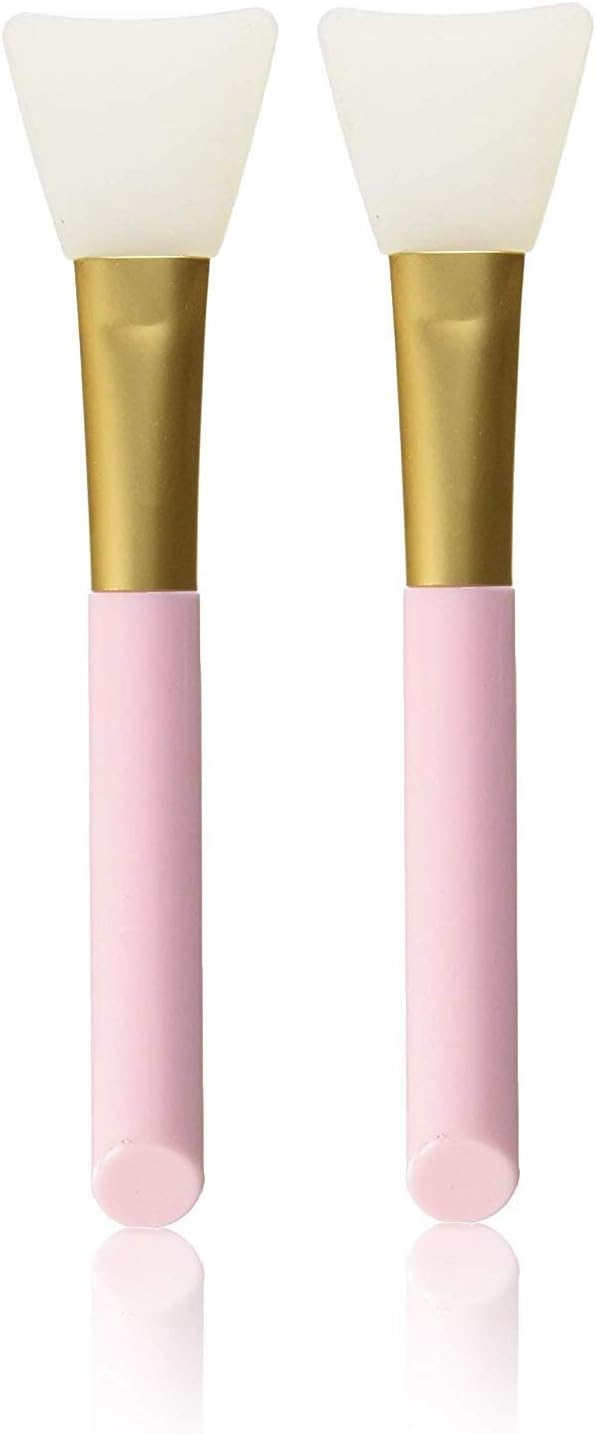 Boolavard 2 PCS Silicone Face Mask BrushMask Beauty Tool Soft Silicone Facial Mud Mask Applicator Brush Hairless Body Lotion And Body Butter Applicator Tools